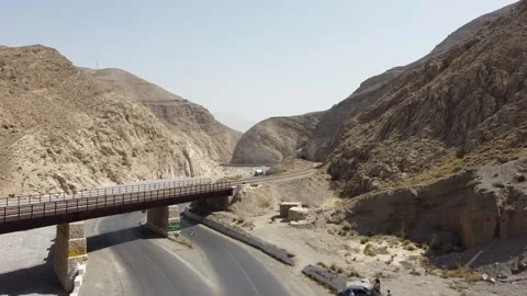 Bolan pass is a historical pass and way towards other cities. Stock Footage 202257393