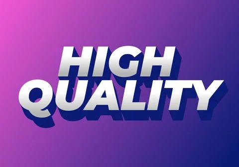 Bold 3D text High Quality on gradient purple background. イラスト素材