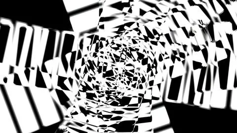 Bold abstract art with dynamic monochrome geometric patterns perfect for edgy Stock Illustration