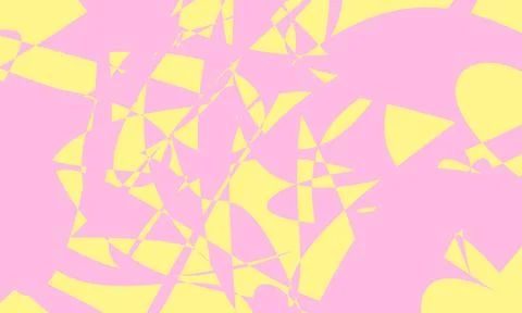 Bold Abstract Background with Jagged Geometric Shapes in High Contrast Pink.. Stock Illustration