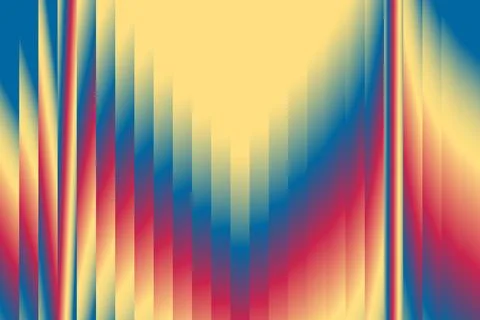 Bold Abstract Background with Vertical Blue, Red, and Yellow Gradient Illustrazione stock