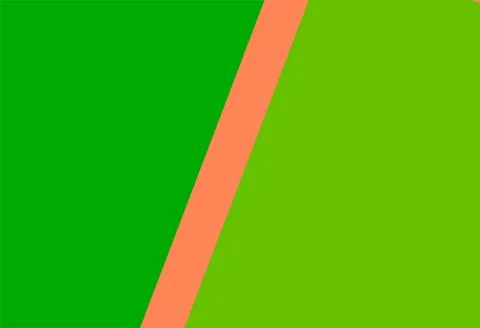 Bold abstract composition featuring vivid green and lime colorblocks divide.. 스톡 일러스트