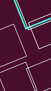 A bold abstract composition of geometric neon lines creates a tense, futuri.. Stock Illustration