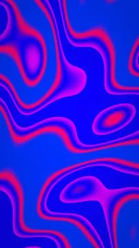 Bold abstract design filled with deep blue, purple, magenta and red flowing.. Stock Illustration