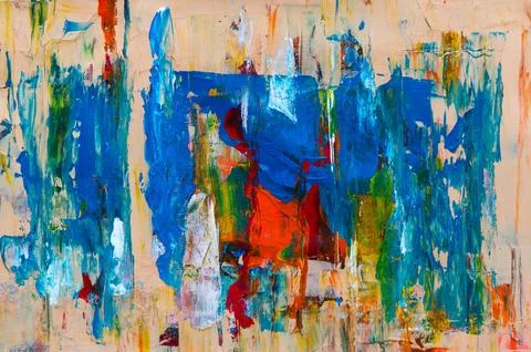 Bold abstract painting background Stock Photos