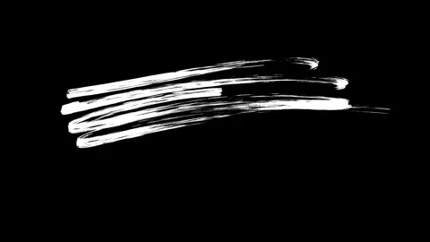 Bold abstract white brush strokes create expressive 스톡 동영상 333442015