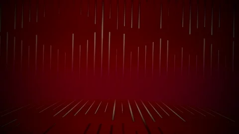 Bold and dramatic red and black abstract design with intersecting diagonal lines Stock Footage 293025989