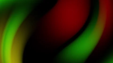 A bold and elegant abstract background with deep flowing curves in red, green, y Vidéo 310795566