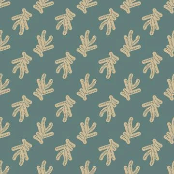 Bold and minimal ocean shell pattern for trendy designs. Stock Illustration