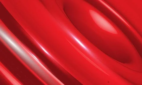 Bold and striking 3d style circle gradient red color background design vector Stock Illustration