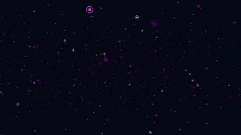 Bold and striking red dot pattern unveiled on a mysterious black canvas Vídeo Stock 285690771