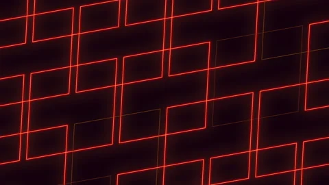 Bold and striking red line pattern 動画素材 297618418