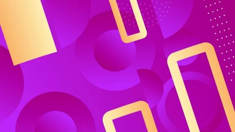 Bold and vibrant geometric pattern with abstract shapes and colors  Stock Footage 295908480