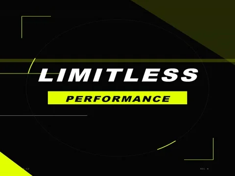 Bold animated typography title card for fitness sports or automotive perfor.. Vídeos de archivo 333094120