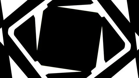 Bold black and white abstract art for modern designs and creative geometric Stock Illustration