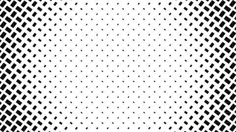 A bold black diamond halftone frame surrounds an open white center, deliver.. Stock Illustration