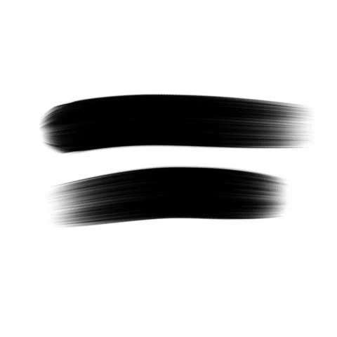 Bold Black Ink Brush Stroke Elements Stock Footage 326667964