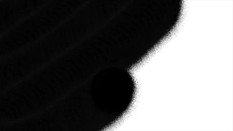 Bold Black Paint Spray Splash Transition on White Background Stock Footage 256641979