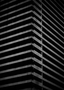 Bold brutalist design emphasizing stark contrasts and vertical rhythm Stock Photos