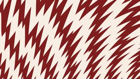 Bold Burgundy Zigzag Geometric Pattern Background Stock Illustration