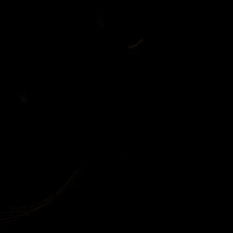 Bold chroma circular light trail abstract background with fluorescent light shel Vídeo Stock 338383755