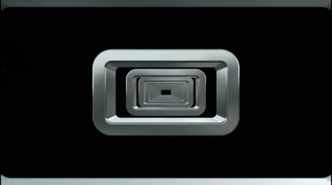 Bold Chrome Frames Loop Stock Footage 44754042