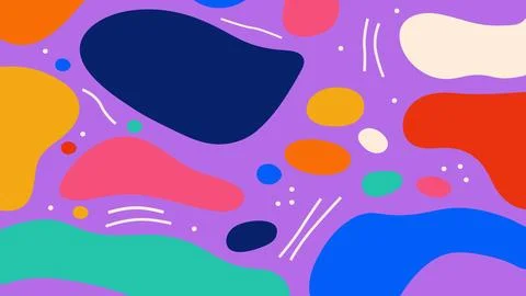 Bold Colors Abstrackt Background 库存插图