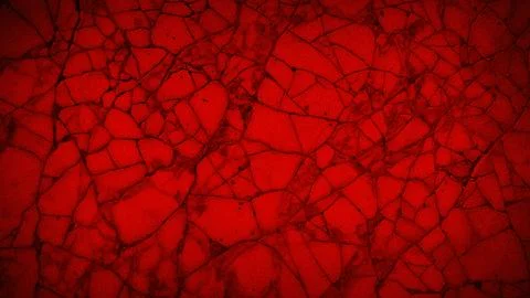 A bold cracked stone texture in deep red tones, creating a striking and int.. Illustration