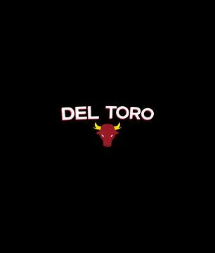 Bold “DEL TORO” logo Stock Illustration