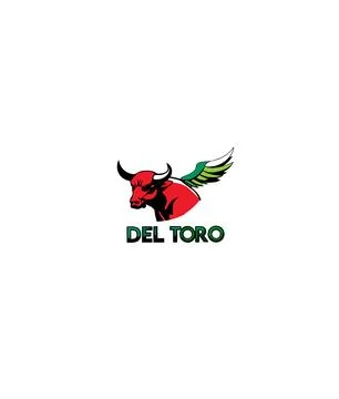 Bold “DEL TORO” logo Stock Illustration