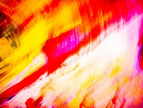 Bold Diagonal Abstract Motion Blur Texture with Red Yellow White Light Stre.. Ilustração Stock