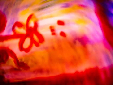 Bold Diagonal Abstract Motion Blur Texture with Red Yellow White Light Stre.. Ilustração Stock