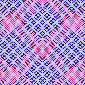 A bold diagonal checkered pattern イラスト素材