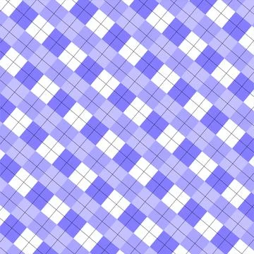 A bold diagonal checkered pattern イラスト素材