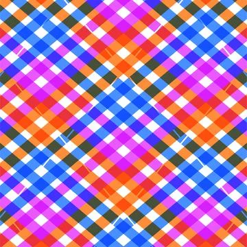 A bold diagonal checkered pattern Stock Illustration