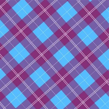 A bold diagonal checkered pattern 库存插图