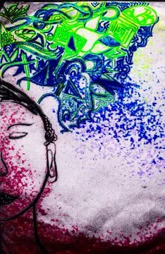 Bold dreaming, Stock Illustration