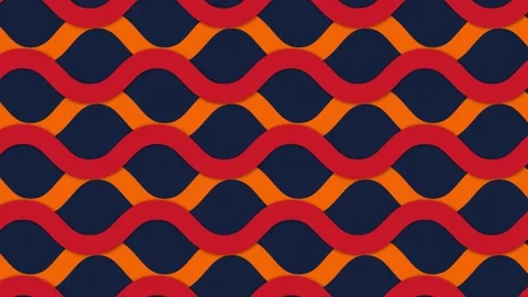 Bold &amp; dynamic abstract geometric animation footage in black, yellow, &amp; red. Video stock 231220011