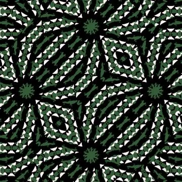 Bold Ethnic Complex Geometric Seamless Pattern Illustration