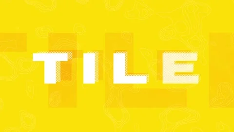 Bold Flip Tile Titles After Effects stock