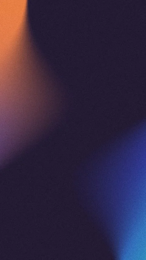 Bold flowing gradient forms with grainy retro noise vertical loop Stock Footage 347387917