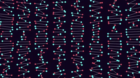 Bold geometric grid blue and yellow pattern on black background Vídeo Stock 311599795