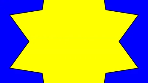 Bold Geometric Pattern Pop Art Kaleidoscopic Background Stock Footage 308978841