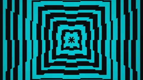 Bold geometric pattern with vibrant blue and black colors Stock Footage 339459494