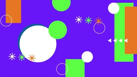 Bold geometric shapes and abstract patterns in a dynamic background seamless 4k 스톡 동영상 295099422