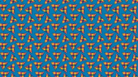 Bold geometric triangle pattern Stock Illustration