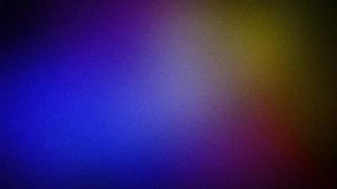 Bold gradient featuring deep blue, purple, yellow, and red hues. Grainy tex.. Stock Illustration