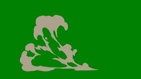 A bold green screen transition with sharp flowing lines creating energetic Stock Footage 301387211