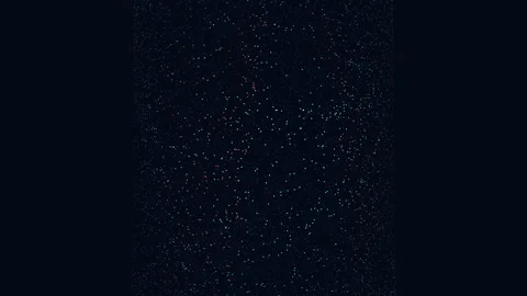 Bold grid pattern of red and blue dots on black background Vidéo 285678062