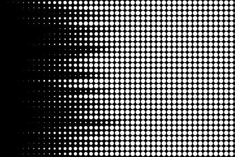 Bold Halftone Dots Inverse Gradient Background イラスト素材